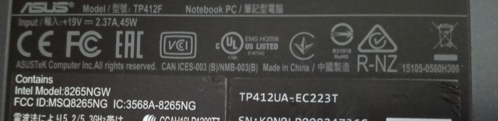 Konwertowalny laptop 360° Asus,  Core i3