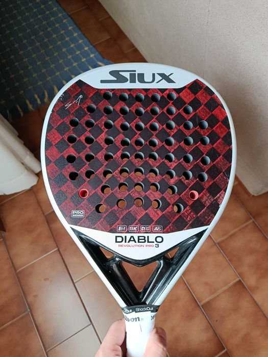 Raquete de Padel Siux Diablo Revolution Pro 3 (Sanyo Gutiérrez)