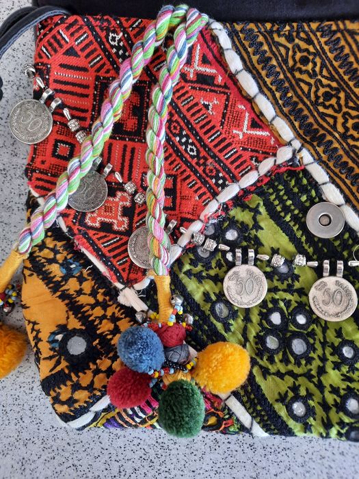 Женская сумка тканевая индийская