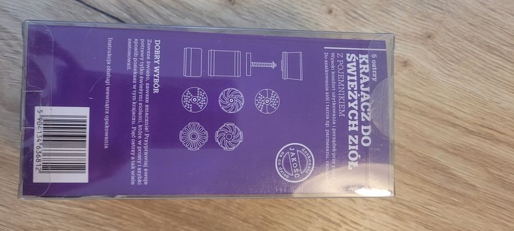 Nowy krajacz do ziół