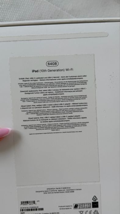 ipad 10 gen. 64gb