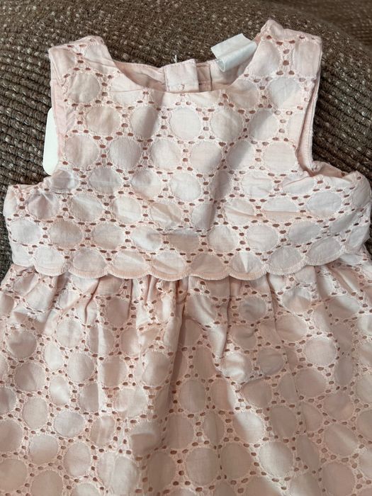 Vestido lesie bordado menina baby bebê rosa