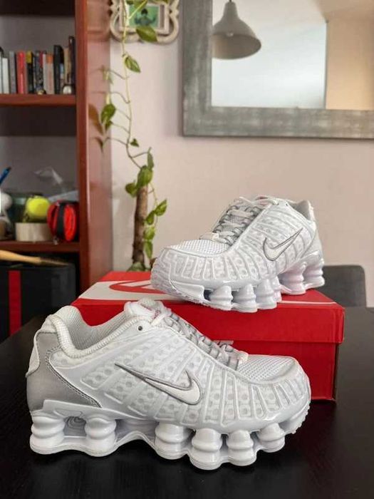 Buty meskie Mokasyny Nike_Shox_TL_White R.41