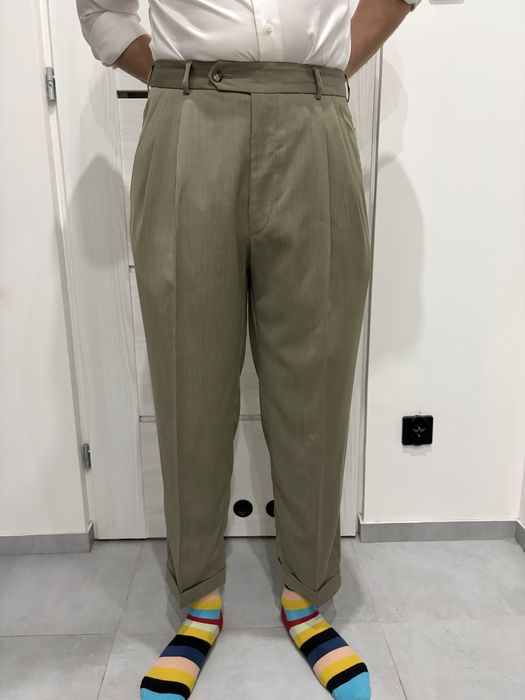Spodnie eleganckie wełniane r. 50 short