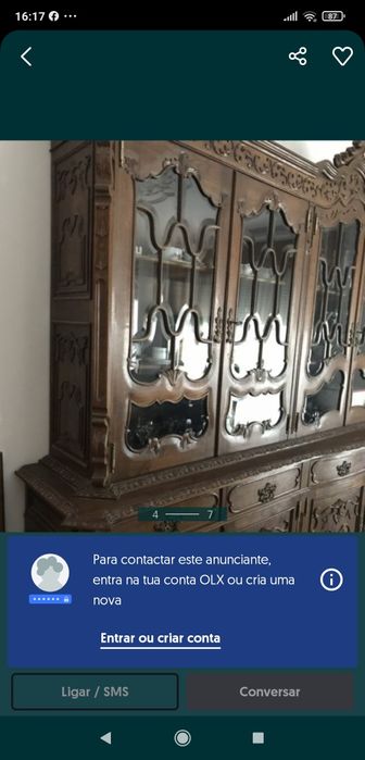 cristaleira de sala de jantar. pela melhor oferta mensagem privada.