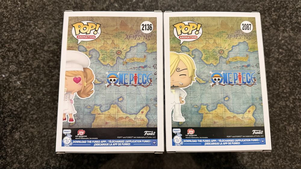 Funko pop one piece sanji 2087 charlotte pudding 2136