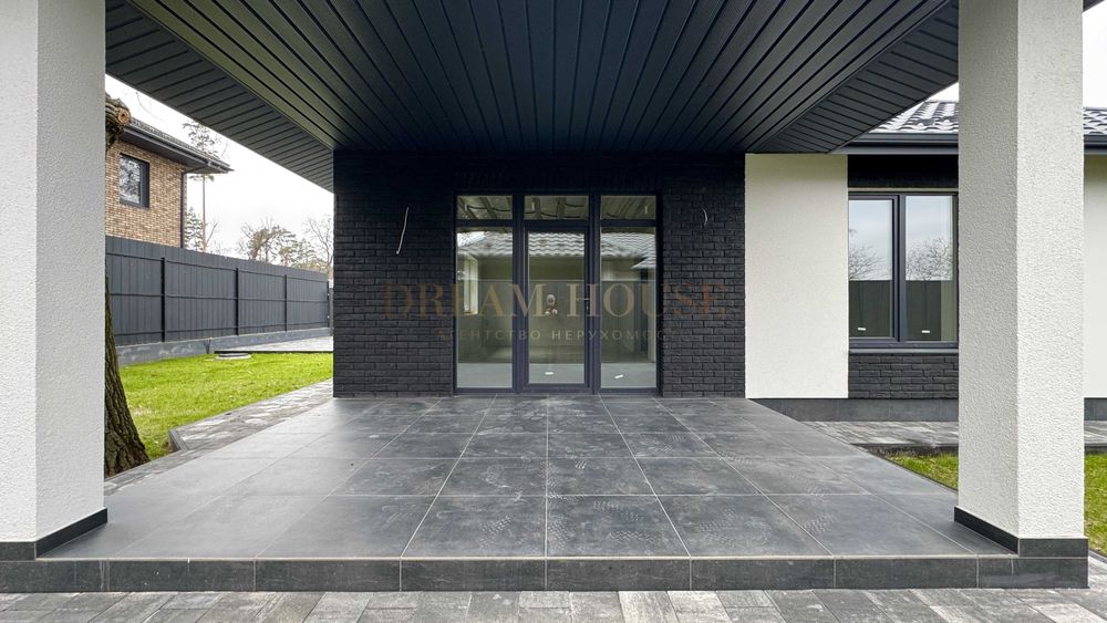 Одноповерховий будинок на 5 сотках у Бучі. Газове опалення