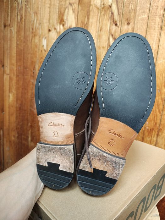 CLARKS Exton Walk Розмір 42 26,5см Туфлі чоловічі Оригінал Шкіра