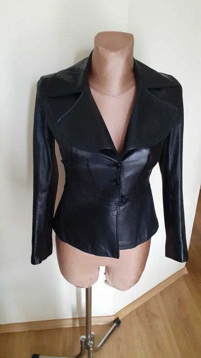 Kurtka marynarka skórzana