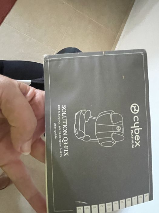 Cadeira Cybex grupo 2-3