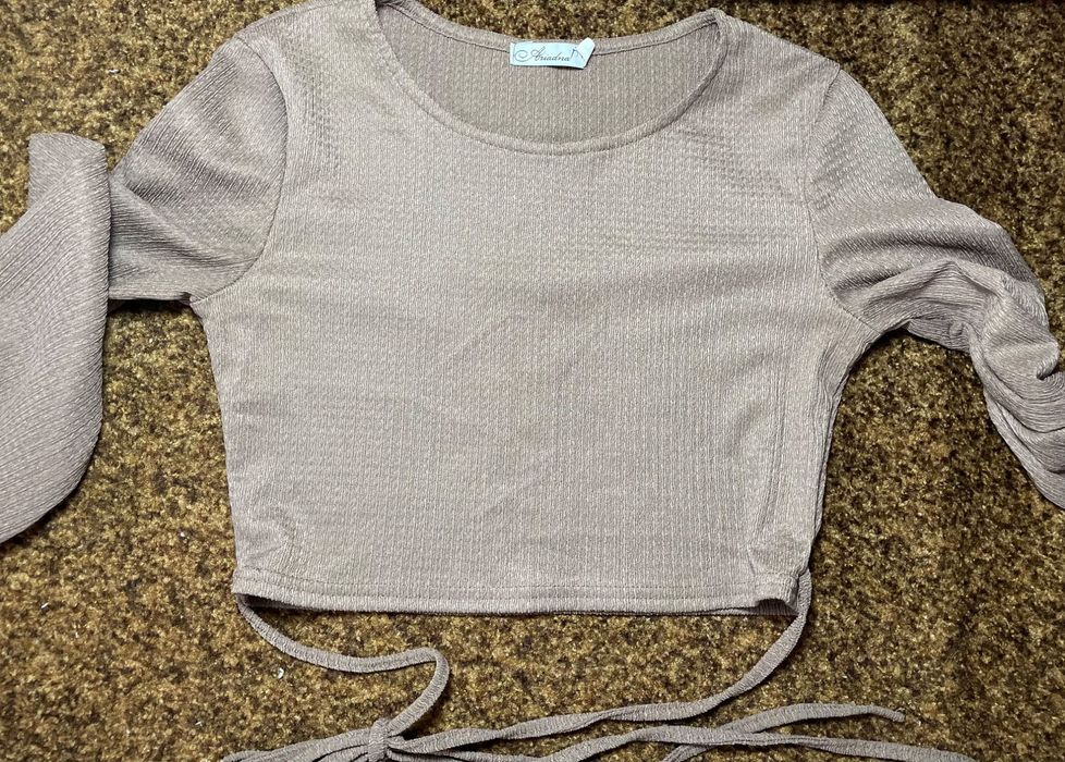 Топік, кроп топ, новий, коричневого кольору