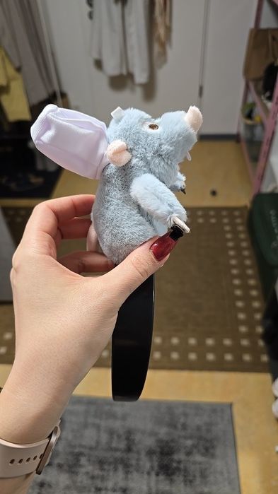 Мягкая Игрушка обруч крыса рататуй Реми серый мышонок поваренок