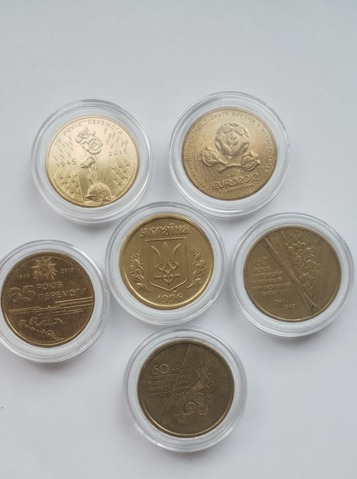 Монети України 1 гривень