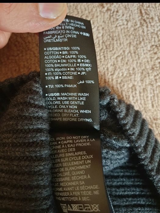 Nowy szary sweter bawełna 100% Meraki rozmiar L