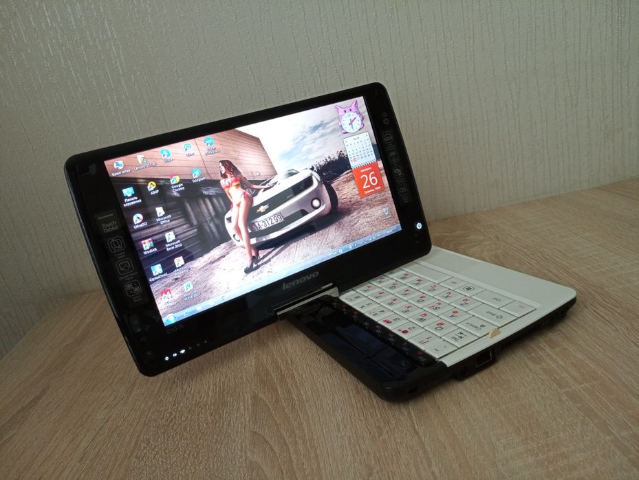 Нетбук/Планшет Lenovo Идеал '10.1' 2 ядра 1.83 ГГц 2 Гб ОЗУ SSD 60 Гб Wi Fi 3G Intel