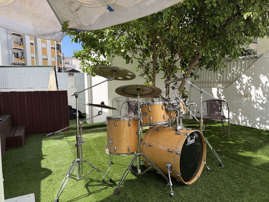 Pearl VBX – Bateria Profissional + Sabian HHX Evolution / Legacy