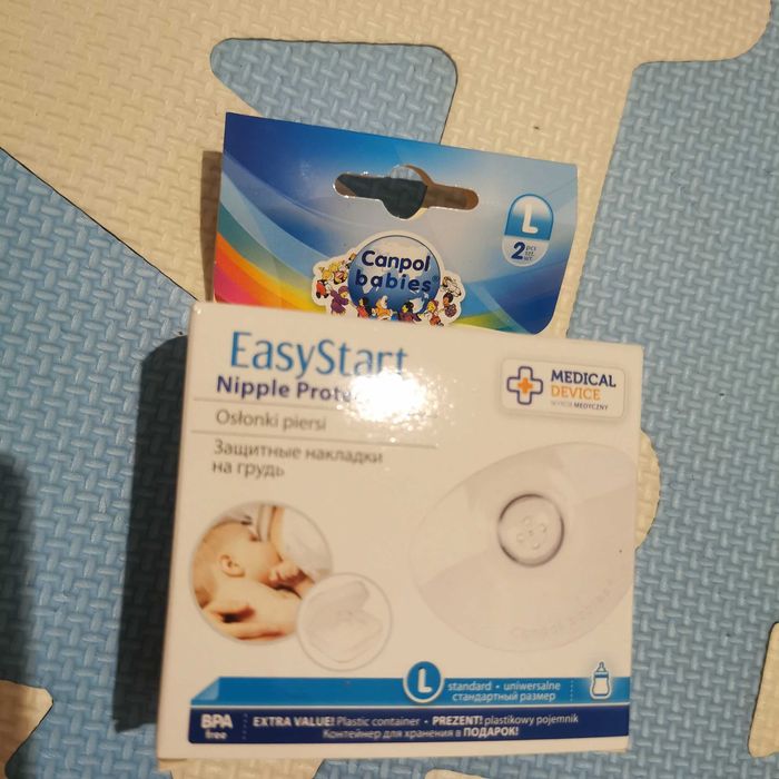 Laktator ręczny lovi oraz osłonki piersi