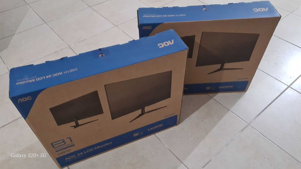 2 AOC 24B1H LCD Monitors64750890564739121