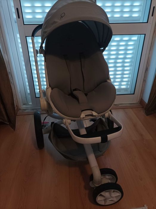 Conjunto duo Quinny mood grey gravel