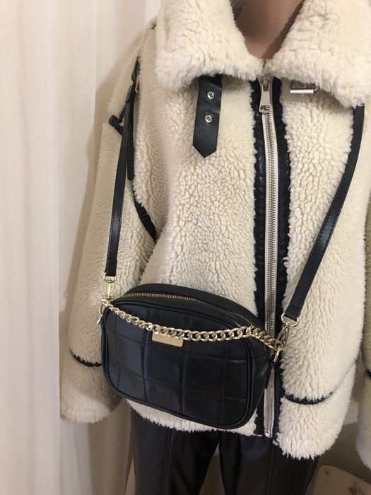 Итальянская кожаная сумка Laura di Maggio