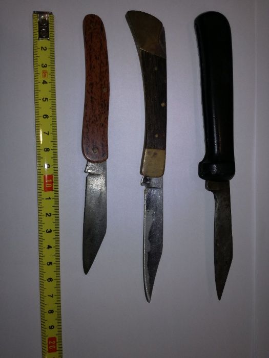 3 Canivetes Coleção- IR QKA, Rostfrei, Junk. Solingen-Preço.Conjunto