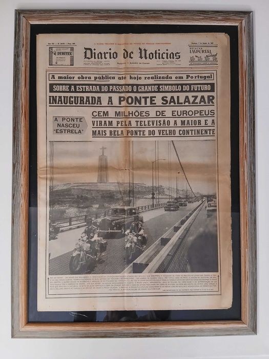 Jornal diário noticias inauguração ponte salazar completo