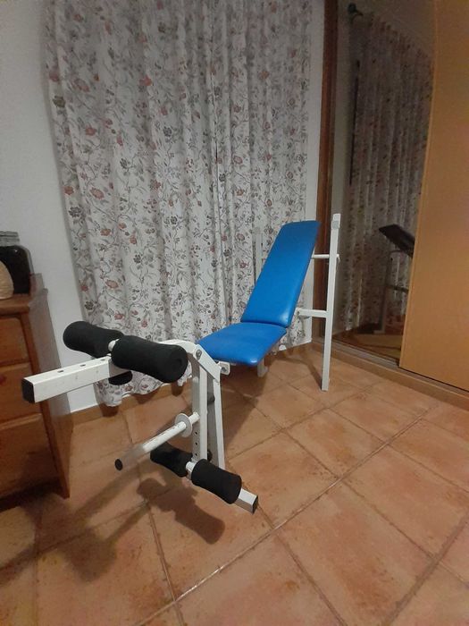Vendo elíptica e bicicleta estática Domyos e banco de musculação