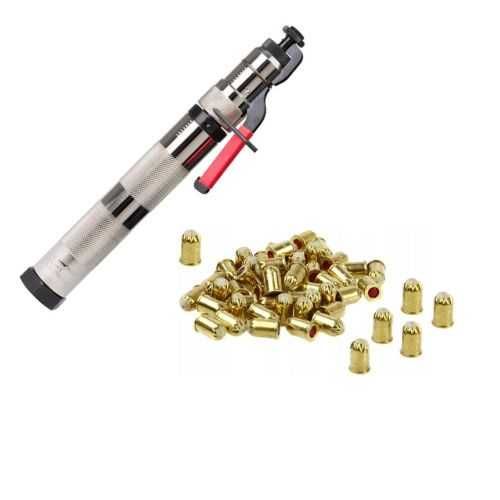 Aparat przyrząd ubojowy do zwierząt BLITZ + NABOJE czerwone