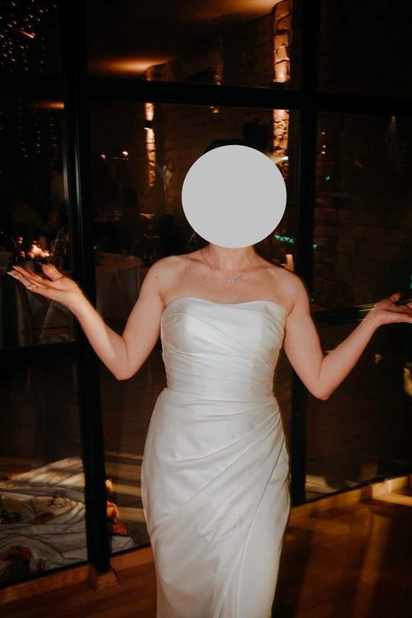 Suknia ślubna Herm's Bridal Graziano z dopinanym trenem