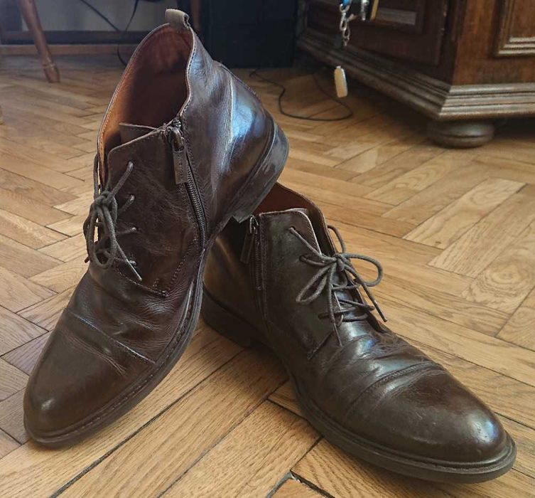 Buty botki sztyblety skóra naturalna GINO ROSSI rozmiar 40