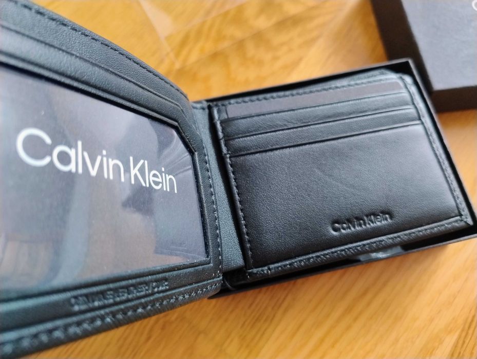 Portfel męski skórzany Skóra Calvin Klein