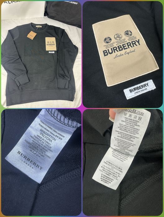 Bluzy męskie burberry armani metki premium