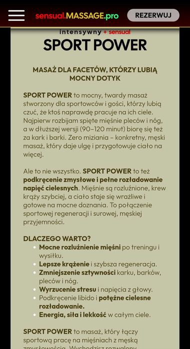 Masaż MEN for MEN +EXTRA