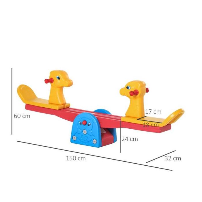 Baloiço Infantil em Forma de Girafa para Interior e Exterior (NOVO)