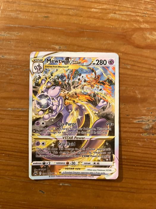 Karta pokemon mewtwo vstar