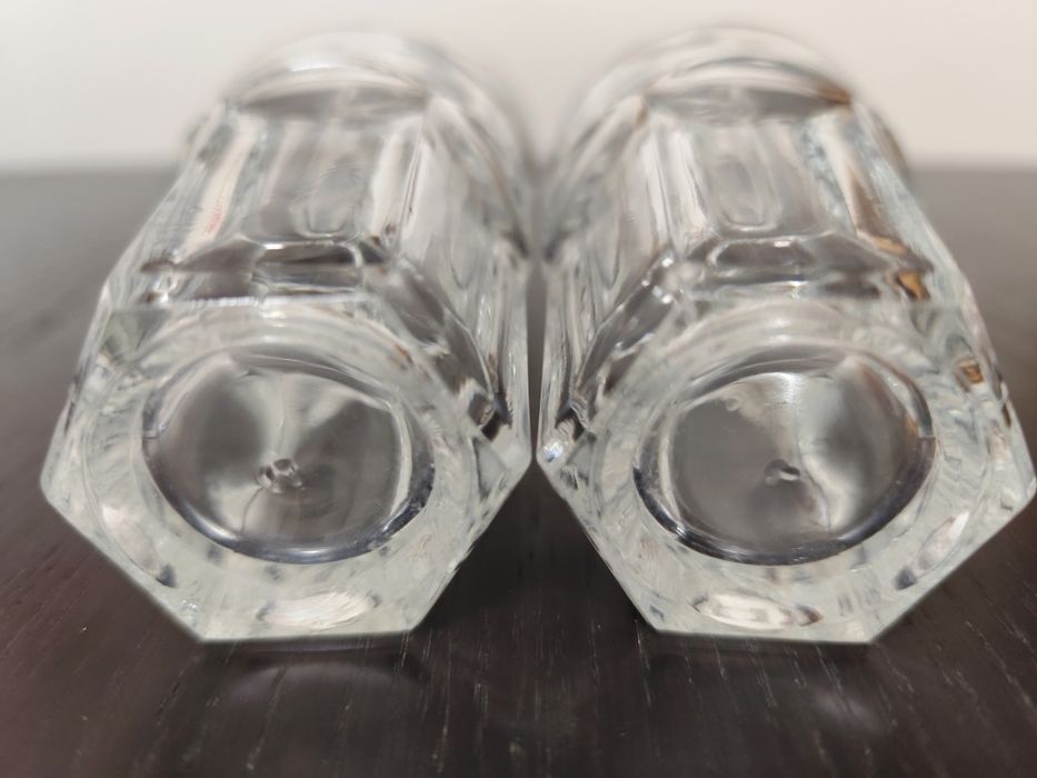 Lote de 4 copos de vidro pequenos (10 cl)