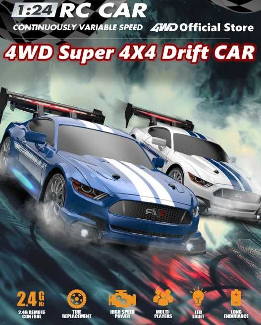Carro de controle remoto rc / 4wd super drift