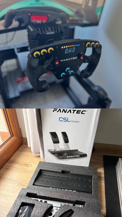 KOMPLETNY ZESTAW Fanatec CSL DD 5NM / Kierownica F1 esports / manipulatory Fanatec CSL
