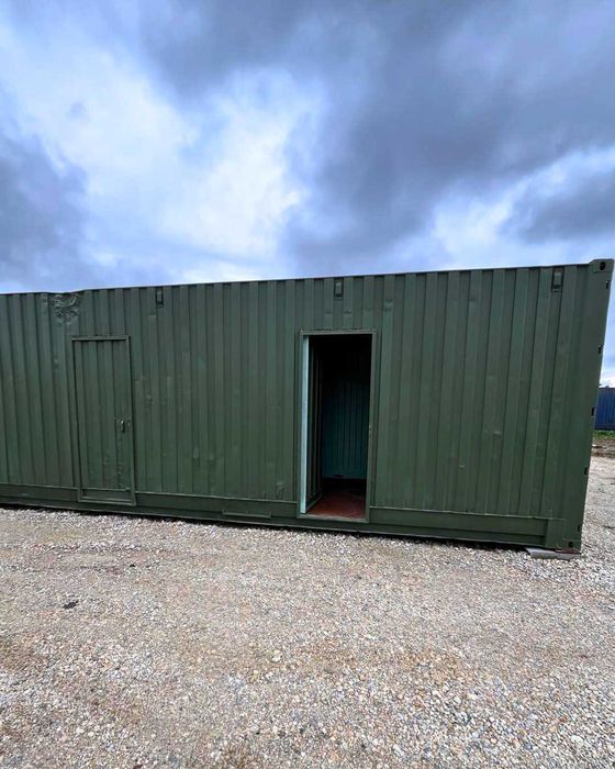 Contentor Marítimo 12 metros - Altura Extra - Dividido em 4 boxes