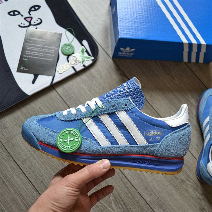 !SALE! Adidas SL 72 Blue White Premium 36 37 38 39 40 41 42 43 44 45 кросівки сл72