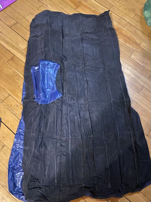 Lozko materac dmuchany do auta namiot nowy poduszki