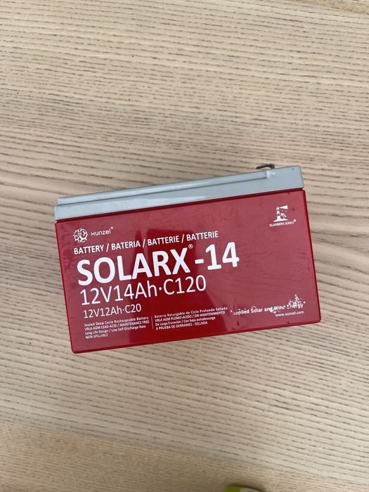 Pack Compacto: Bateria SOLARX-14 + Inversor 12V/220V