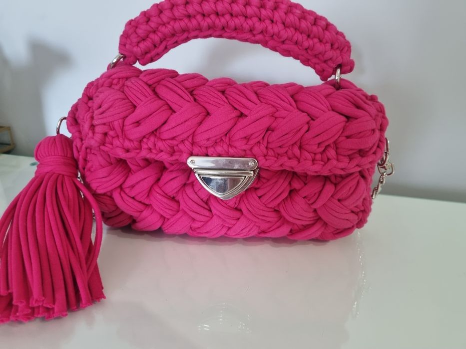 Torebka na szydełku handmade