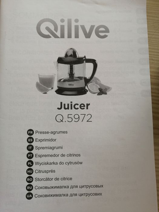 espremedor de citrinos novo