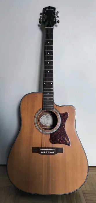 Gitara akustyczna Shadow JMS 52-E-NS - lite drewno, świetny gryf i brzmienie, świerk i mahoń OBNIŻKA