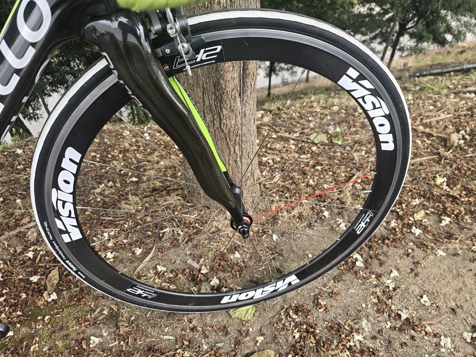 Par de rodas vision t 42 carbono calco