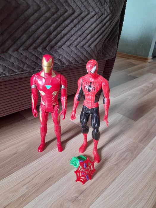 Iron Man i Spider Man figurki akcji 29 cm - Hasbro