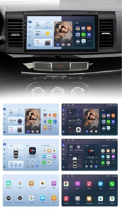 Mitsubishi Lancer – Radio Android 15 9” CarPlay Android Auto GPS Nawigacja Stacja Multimedialna WiFi Bluetooth PL 1GB/16GB