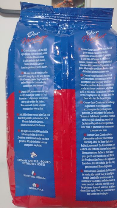 Kawa w ziarnach Lavazza