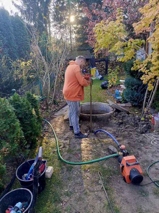 Ręczne wiercenie studni, woda na ogrodzie